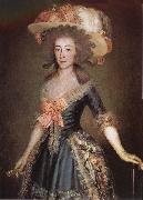 Francisco Goya Countess-Duchess of Benavente oil painting on canvas